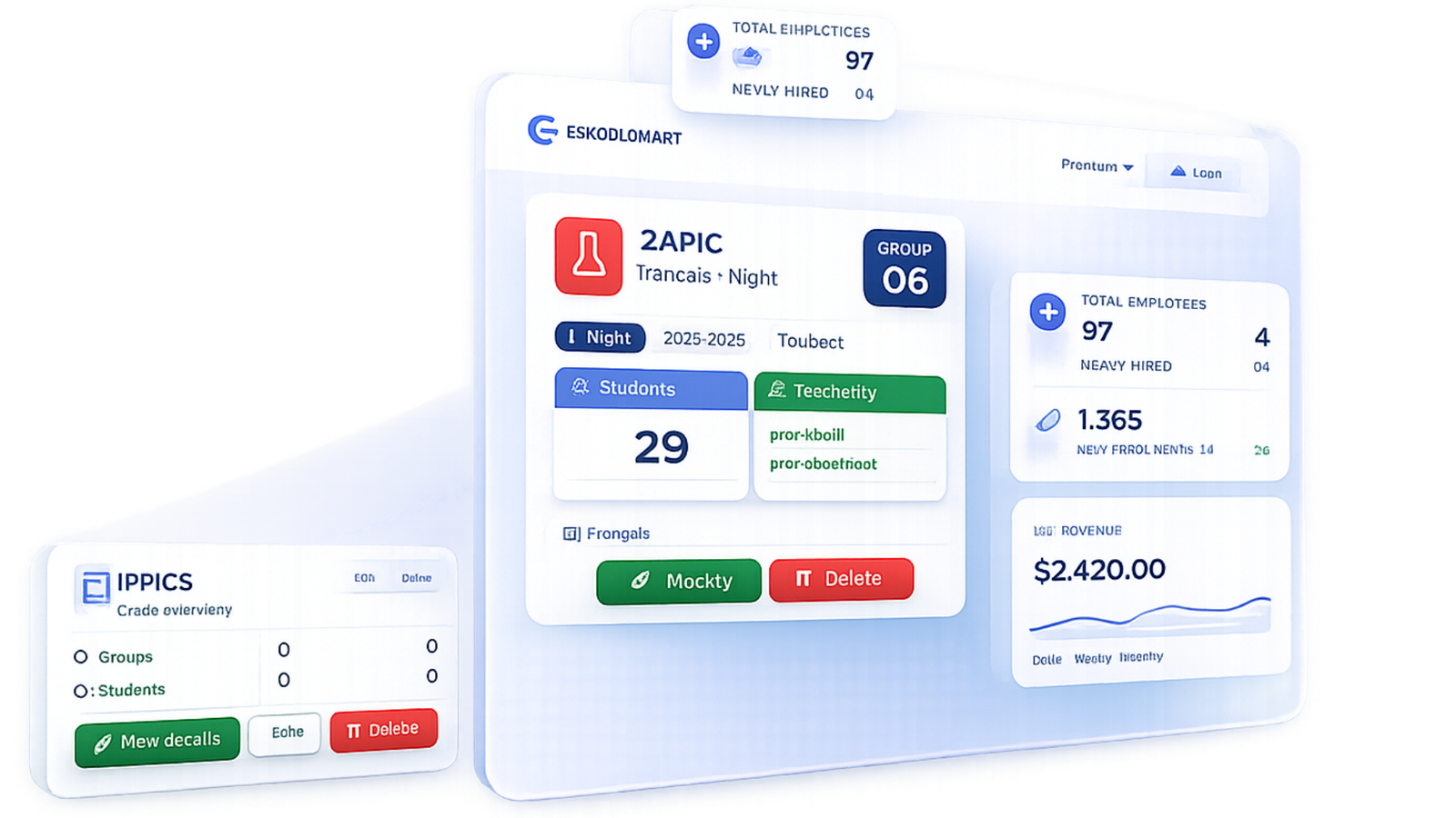eSkoolySmart dashboard preview